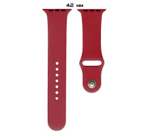 Ремінець для Apple Watch Silicone 42/44mm M (33) Camelia white mag-200000097905241200