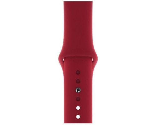 Ремінець для Apple Watch Silicone 38/40mm S (36) Rose red mag-2000001037188136628