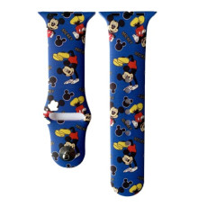 Ремінець для Apple Watch Silicone DISNEY 38/40 Mickey Mouse Blue mag-200000119340221343