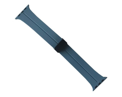 Ремінець для Apple Watch New Silicone MAGNETIC LOCK 42/44/45/49mm Premium blue mag-2000001447451103580
