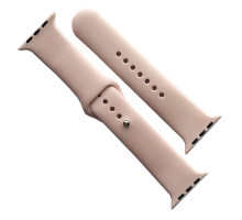 Ремінець для Apple Watch Silicone 42/44/45/46/49 2в1 (19) Pink sand mag-2000001608555141677