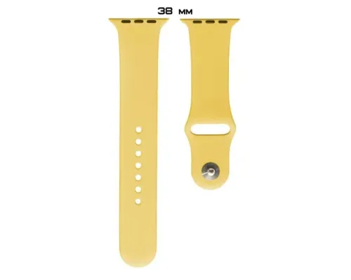 Ремінець для Apple Watch Silicone 38/40mm M ( 4) Yellow mag-2000000978406145376
