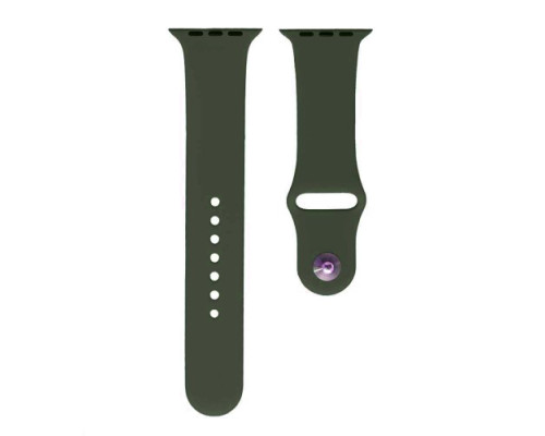 Ремінець для Apple Watch Silicone 42/44mm S (23) Dark olive mag-200000105564957629