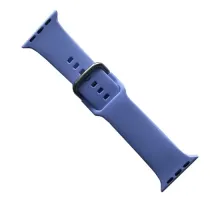 Ремінець для Apple Watch SILICONE METAL CLAPS 42/44/45/46/49mm Lilac mag-2000001647363147176