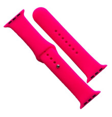 Ремінець для Apple Watch Silicone 42/44/45/46/49 2в1 (47) Hot pink mag-2000001608692141688