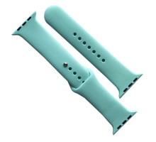 Ремінець для Apple Watch Silicone 42/44/45/46/49 2в1 (60) Light cyan mag-2000001608807141699