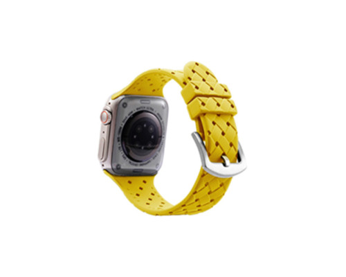 Ремінець для годинника Apple Watch Grid Weave 42/44/45/49mm 3.Yellow