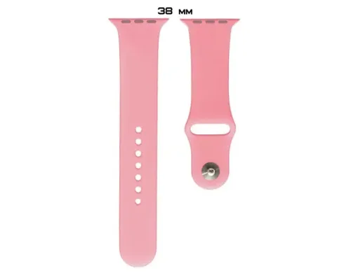 Ремінець для Apple Watch Silicone 38/40mm M ( 6) Light pink mag-2000000978420145377