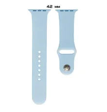 Ремінець для Apple Watch Silicone 42/44mm M ( 5) Lilac cream mag-2000000978789145387