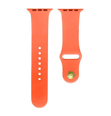Ремінець для Apple Watch Silicone 38/40mm M (56) Papaya mag-2000001032947140594