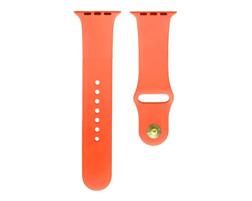 Ремінець для Apple Watch Silicone 38/40mm M (56) Papaya mag-2000001032947140594