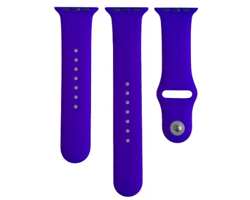 Ремінець для Apple Watch Silicone 42/44mm M (40) Ultra blue mag-2000001032930145397