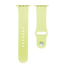 Ремінець для Apple Watch Silicone 38/40mm S (51) Melow yellow mag-2000001037287145407