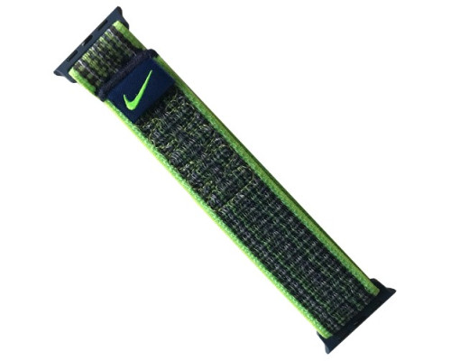 Ремінець для Apple Watch Nike Sport Loop 42/44/45/49 Bright Green/Blue mag-2000001490419105026