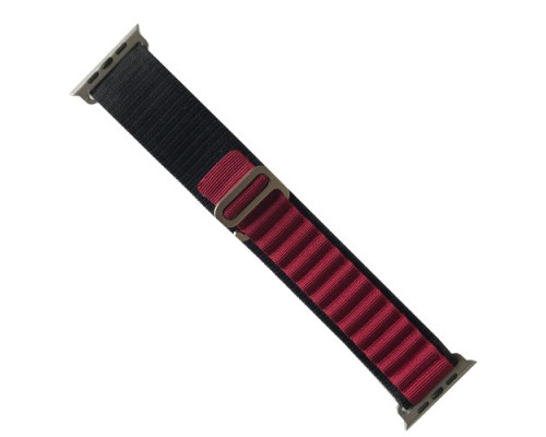 Ремінець для Apple Watch Alpine Loop 42/44/45/49 Black-red mag-2000001426586103123