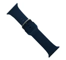 Ремінець для Apple Watch SILICONE METAL CLAPS 38/40/41mm Midnight blue mag-2000001647172147157