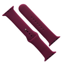 Ремінець для Apple Watch Silicone 38/40/41 2в1 (52) Marsala mag-2000001608258141649