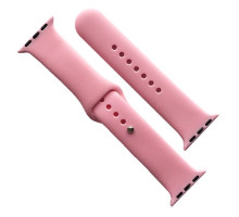 Ремінець для Apple Watch Silicone 42/44/45/46/49 2в1 ( 6) Lilght pink mag-2000001608456141669