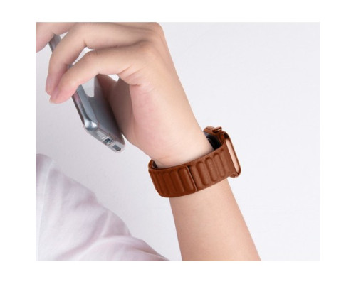 Ремінець Apple Watch HOCO iWatch WA24 Original series magnetic chain strap for iWatch 42-44mm Cyan mag-6942007617321137310