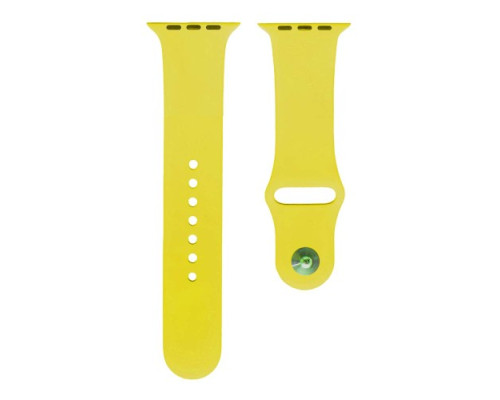 Ремінець для Apple Watch Silicone 38/40mm M (55) Canary yellow mag-200000103291624315