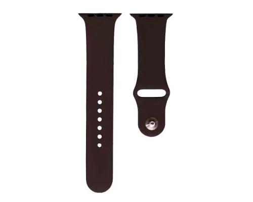 Ремінець для Apple Watch Silicone 42/44mm M (34) Cocoa mag-2000001290620145438