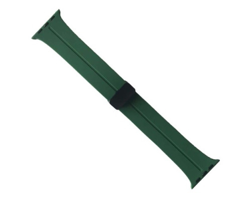 Ремінець для Apple Watch New Silicone MAGNETIC LOCK 42/44/45/49mm Alfa green mag-2000001447536103588