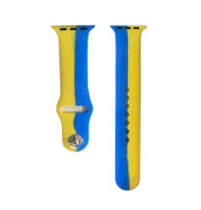 Ремінець для Apple Watch Silicone 38/40/41mm S UKRAINIAN FLAG mag-200000140007446304