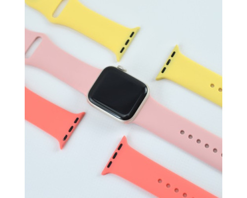 Ремінець для Apple Watch Silicone 38/40/41 2в1 (12) Pink mag-2000001608029141629
