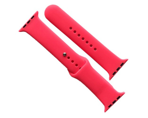 Ремінець для Apple Watch Silicone 42/44/45/46/49 2в1 (29) Coral mag-2000001608586141680