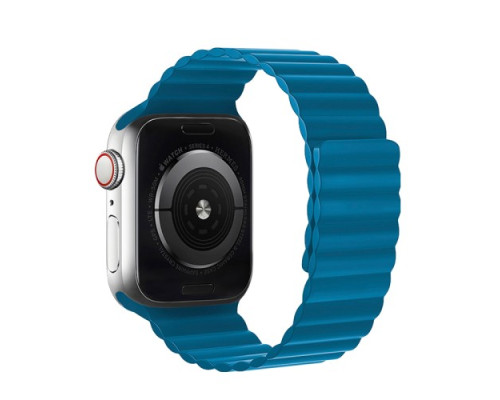Ремінець Apple Watch HOCO iWatch WA07 Flexible Silicone Link 38-41mm Blue mag-693147478728635232