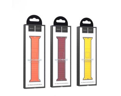 Ремінець Apple Watch HOCO iWatch WA07 Flexible Silicone Link 38-41mm Blue mag-693147478728635232