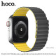 Ремінець Apple Watch HOCO iWatch WA07 Flexible Silicone Link 38-41mm Gray Yellow mag-693147478736139720