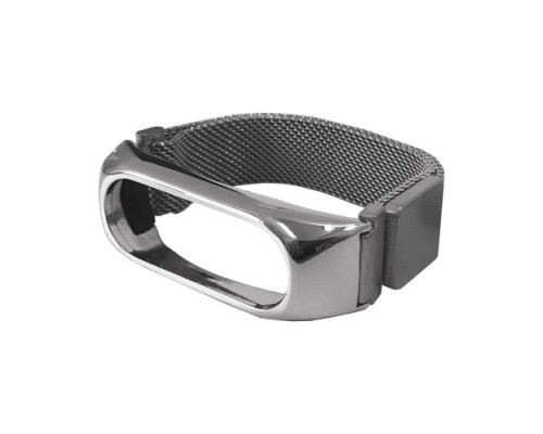 Ремінець для Xiaomi Mi Band 3/4/5/6 Milanese Loop Silver mag-200000104932725130