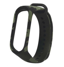 Ремінець для Xiaomi Mi Band 3/4 Camouflage Black-green 1 mag-200000100624542114