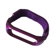 Ремінець для Xiaomi Mi Band 3/4/5/6 Milanese Loop Purple mag-200000121592023508