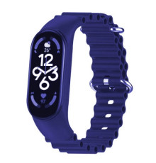 Ремінець для Xiaomi Mi Band 3/4/5/6/7 Ocean band Midnight blue mag-2000001450062103786