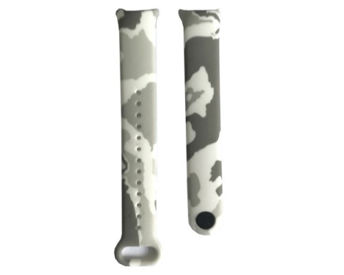 Ремінець для Xiaomi Mi Band 8/9/10 Camouflage White-grey mag-2000001531242142109