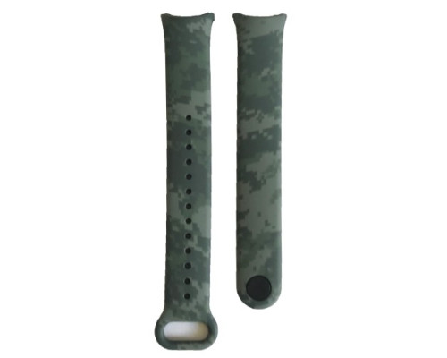 Ремінець для Xiaomi Mi Band 8/9/10 Camouflage PIXEL Black-grey mag-2000001531235100272