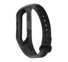 Ремінець для Xiaomi Mi Band 3/4 Camouflage PIXEL Black-grey mag-200000098018830431