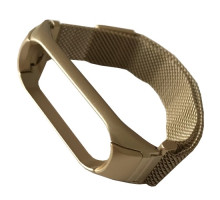 Ремінець для Xiaomi Mi Band 3/4/5/6 Milanese Loop Old gold mag-200000137042199774