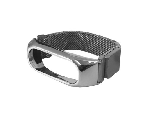 Ремінець для Xiaomi Mi Band 7 Milanese Loop Silver mag-2000001472057104604