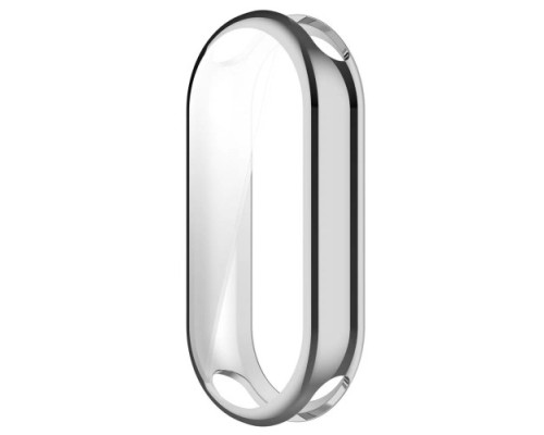 Бампер захисний для Xiaomi Mi Band 8 Silver mag-200000158323460300
