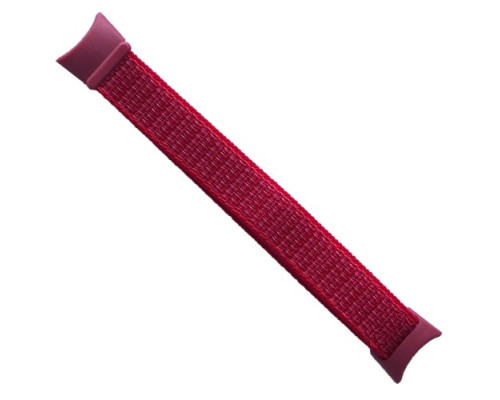 Ремінець для Xiaomi Mi Band 8/9/10 Nylon Loop Dark red mag-2000001599532136043