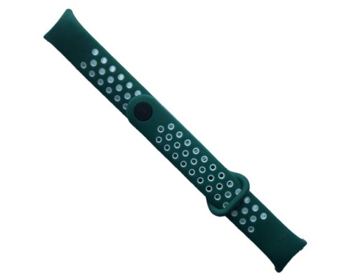 Ремінець для Xiaomi Mi Band 8/9/10 Sport Green white mag-2000001607510141282