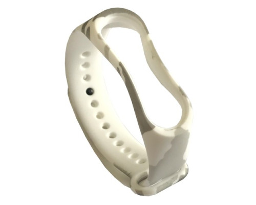 Ремінець для Xiaomi Mi Band 5/6/7 Camouflage White-grey mag-2000001531129105884