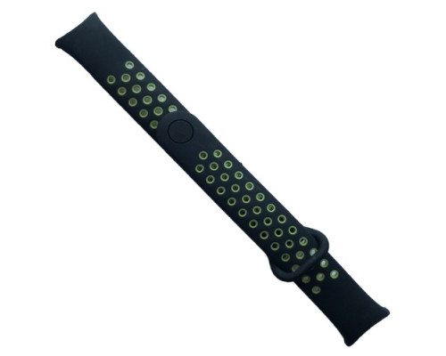 Ремінець для Xiaomi Mi Band 8/9/10 Sport Black green mag-2000001607527141283