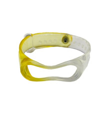Ремінець для Xiaomi Mi Band 5 NEON CLEARE Yellow mag-20000012438315479