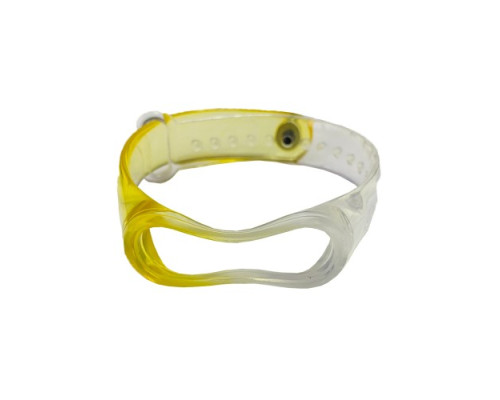Ремінець для Xiaomi Mi Band 5 NEON CLEARE Yellow mag-20000012438315479