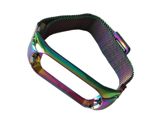 Ремінець для Xiaomi Mi Band 3/4/5/6 Milanese Loop Rainbow Oil mag-200000121603323517