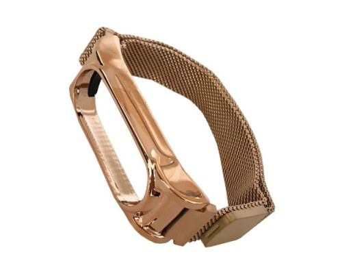 Ремінець для Xiaomi Mi Band 7 Milanese Loop Gold mag-2000001472071104606